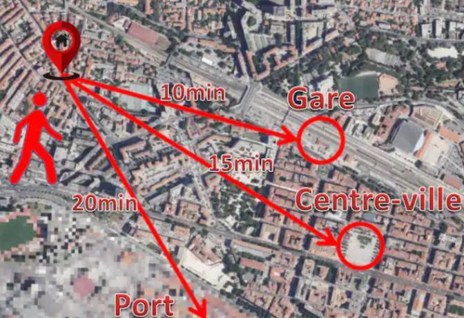 Proche Hyper-Centre Et Gare Toulon Exterior photo